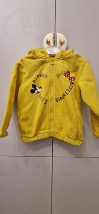 Bluza Reserved rozm.104 żółta Myszka Mickey