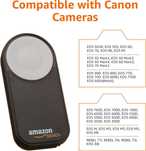 Amazon Basics bezprzewodowy pilot Canon 5DSR EOS 5DS Rebel Mark 2 3 4