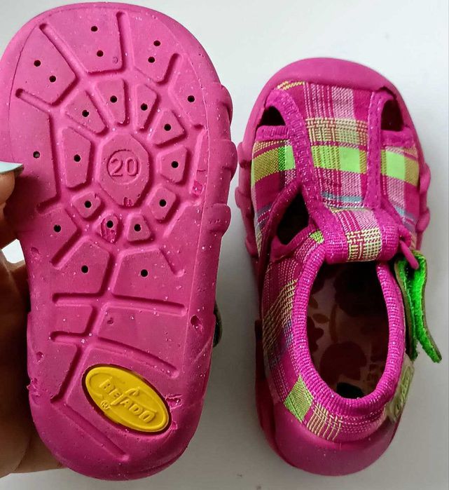 Легкі, дитячі тапочки, капці, пінетки, мокасини Befado (Польща) 20р.