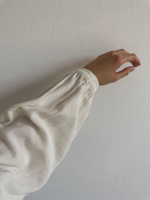 Женская рубашка льняная Mango сорочка лляна жіноча классика