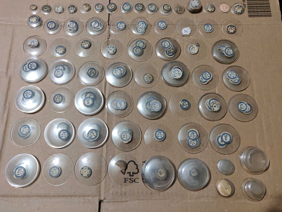 Szkła, szybki do starych zegarków kieszonkowych i nie tylko, retro