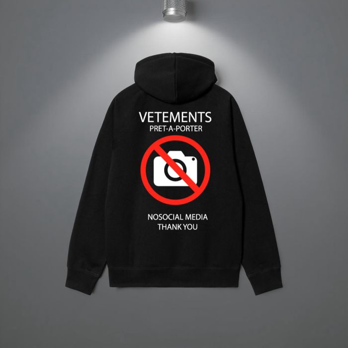 Мужское худи Vetements Logo унисекс  Ветементс Ветмо толстовка кофта