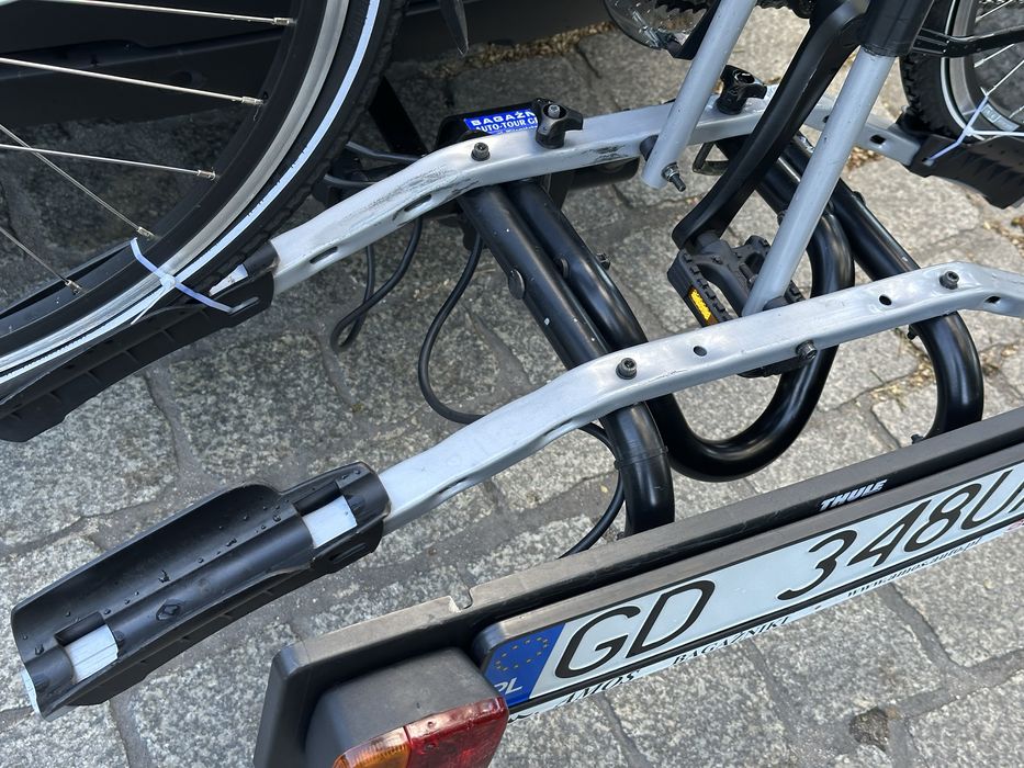Bagażnik rowerowy na hak na 2 rowery THULE