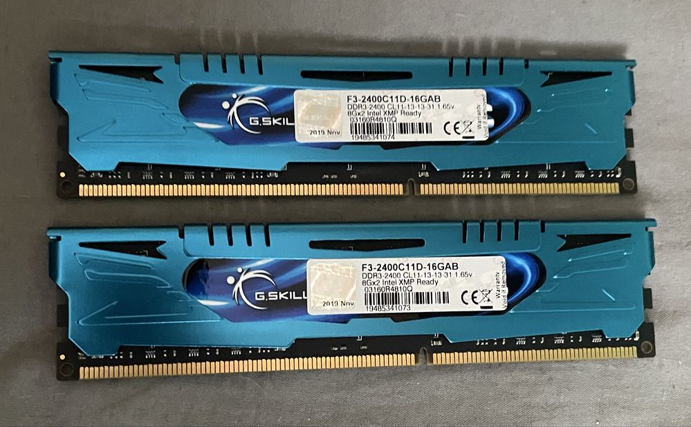 Pamięć Ram 16 gb 2x8 DDR3 2400 Mhz G.Skill Ares
