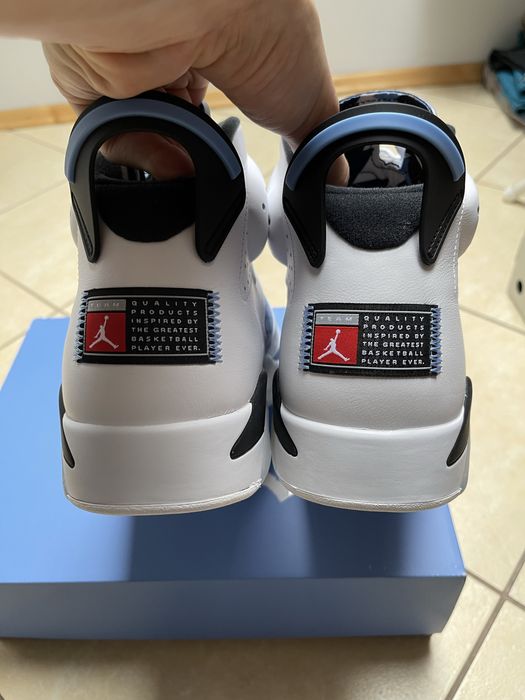 Air Jordan 6 unc blue