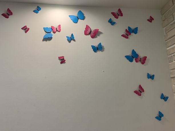 Бабочки на стену на магнитах