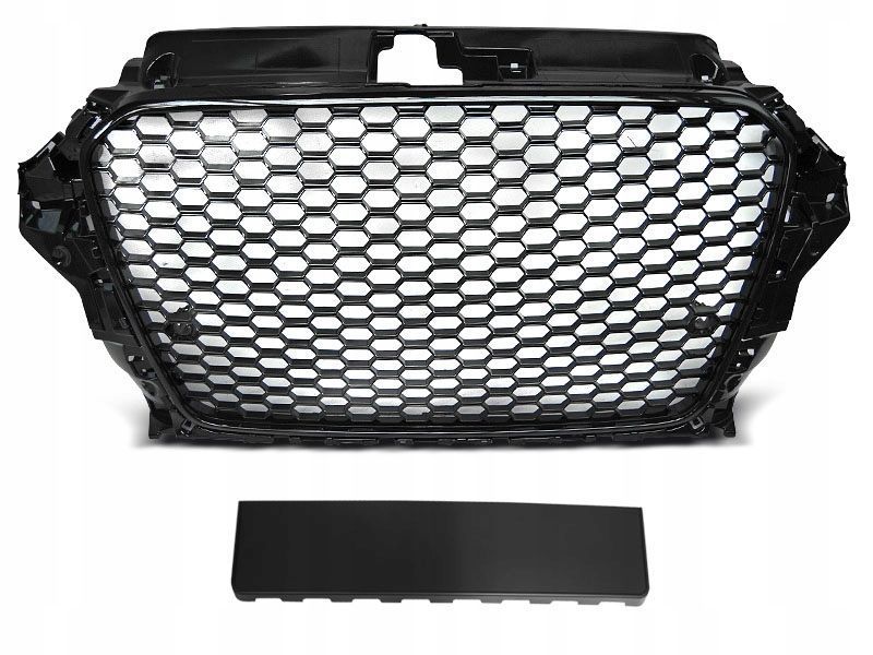 atrapa grill audi a3 8v 2012-2016 glossy black sport