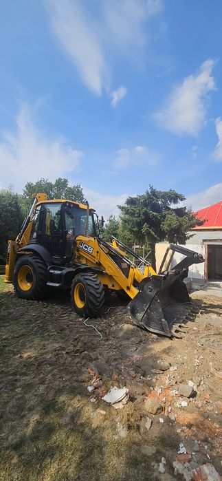 Wykopy niwelacje terenu koparko ładowara