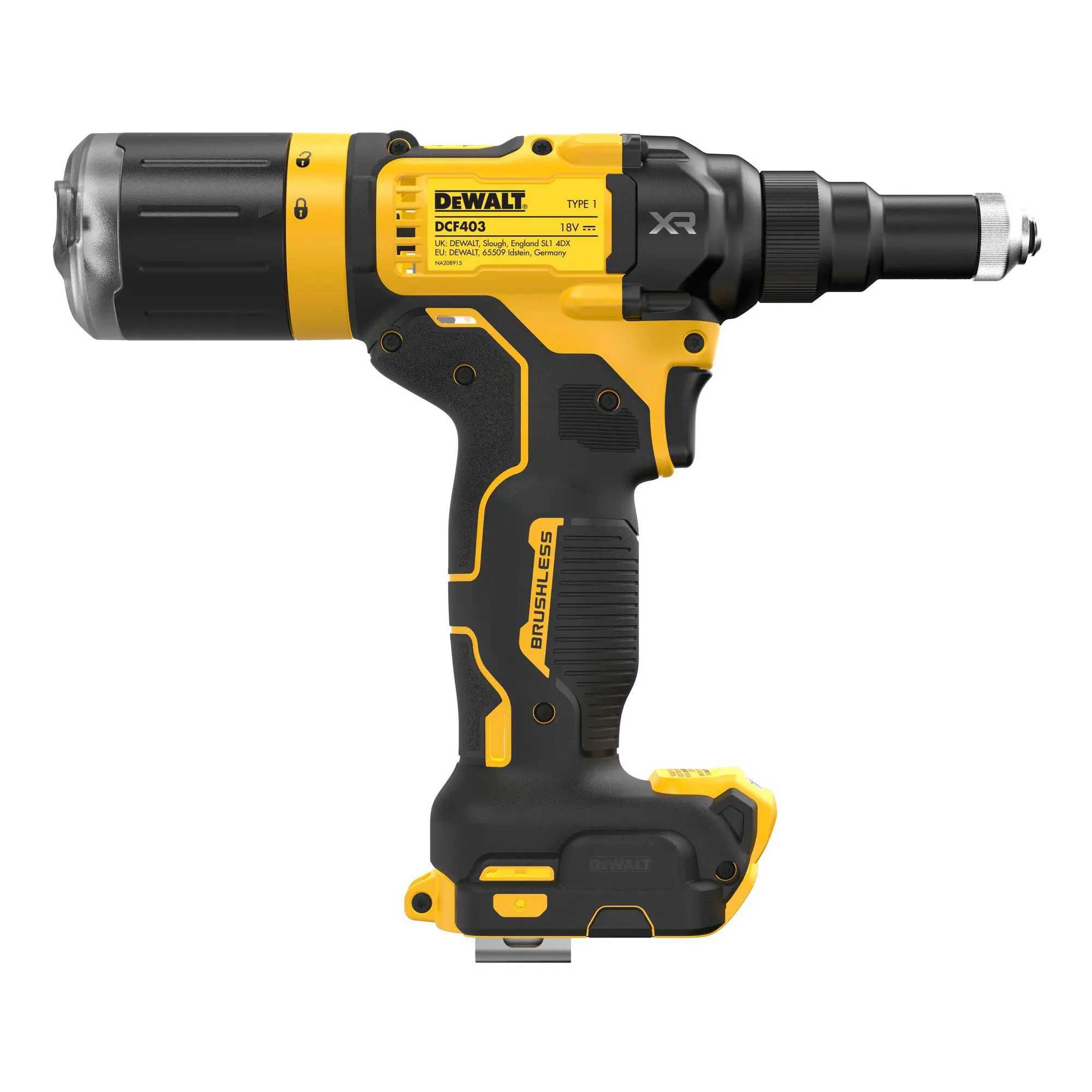 DeWALT DCF403 Заклепочник акумуляторний  2,4 мм\3,2мм\4,0мм\4,8мм