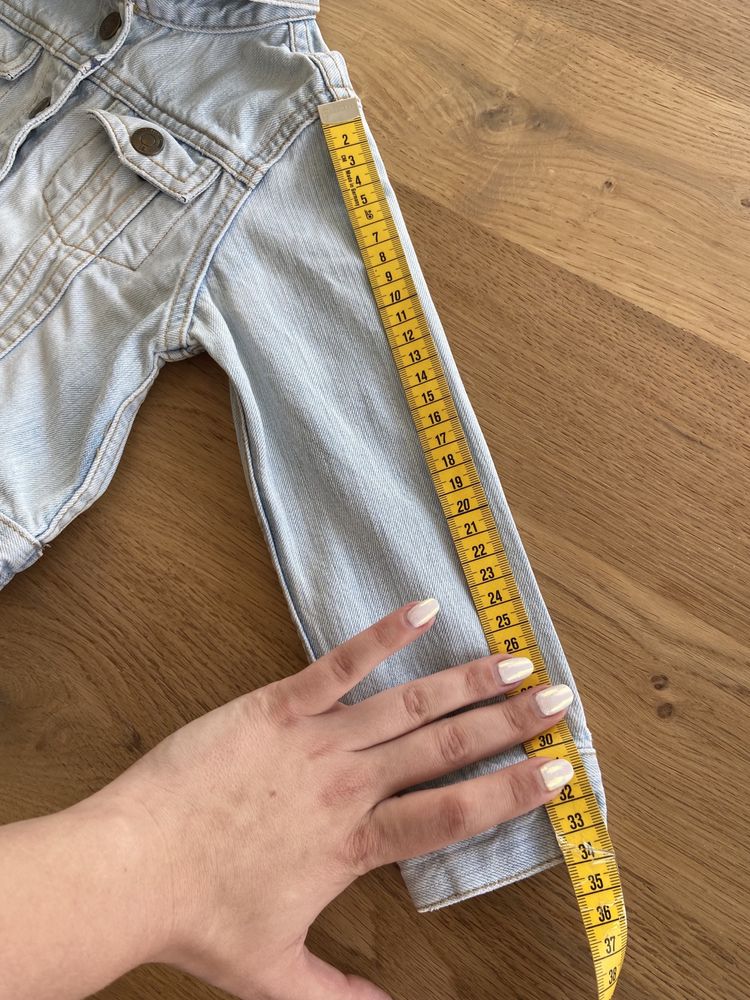 Kurtka jeans katana h&m 92 jasny niebieski