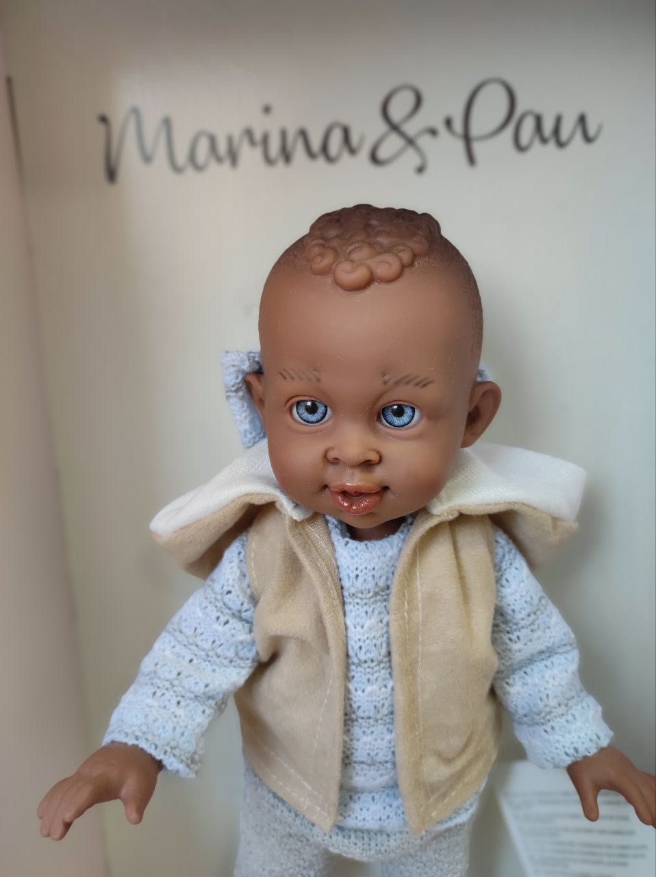 Кукла мальчик мулат Rene Petit Soleil Marina&Pau, 30 см 2524