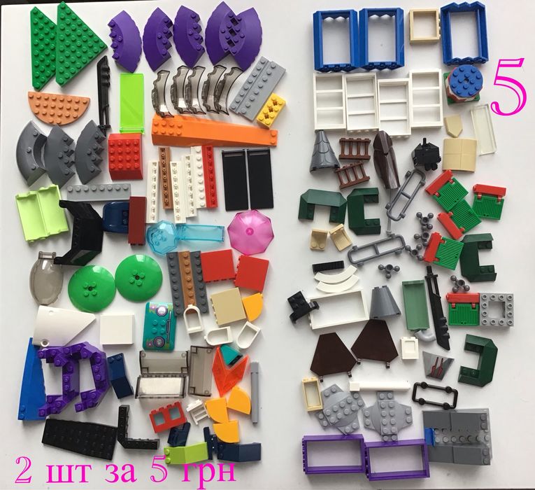 Оргининальные новые детали и фигурки Лего, Legoo