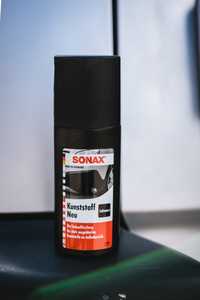 Чорнитель пластмаси Sonax Plastic New Black бампера фарба пластика