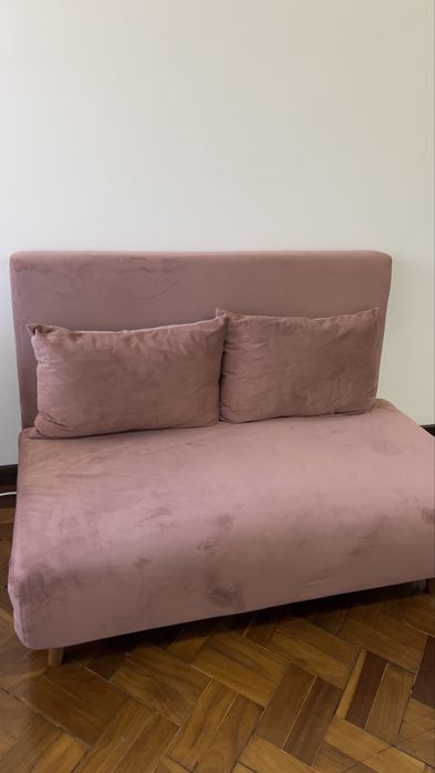 Sofá cama rosa queimado - Sklum
