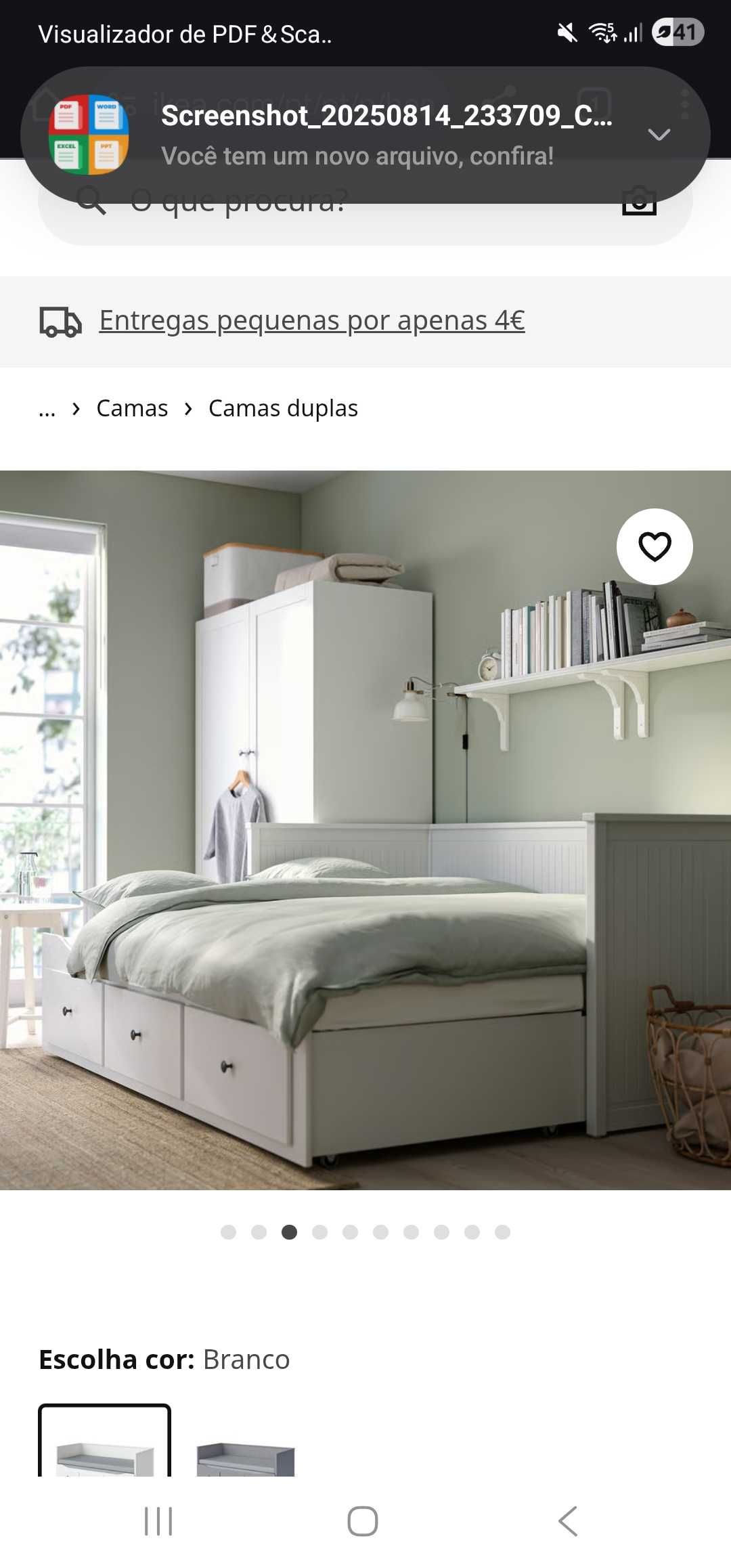 Cama ikeia como nova