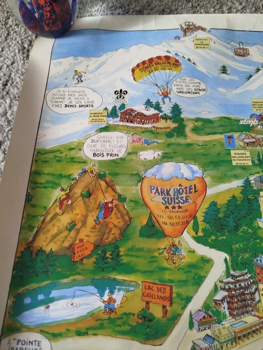 Cartaz animado da cidade Francesa Chamonix