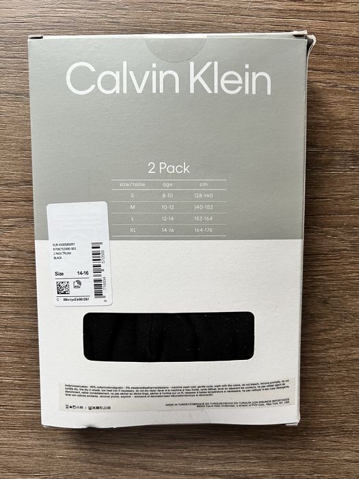 2 sztuki Bokserki dziecięce Calvin Klein oryginalne