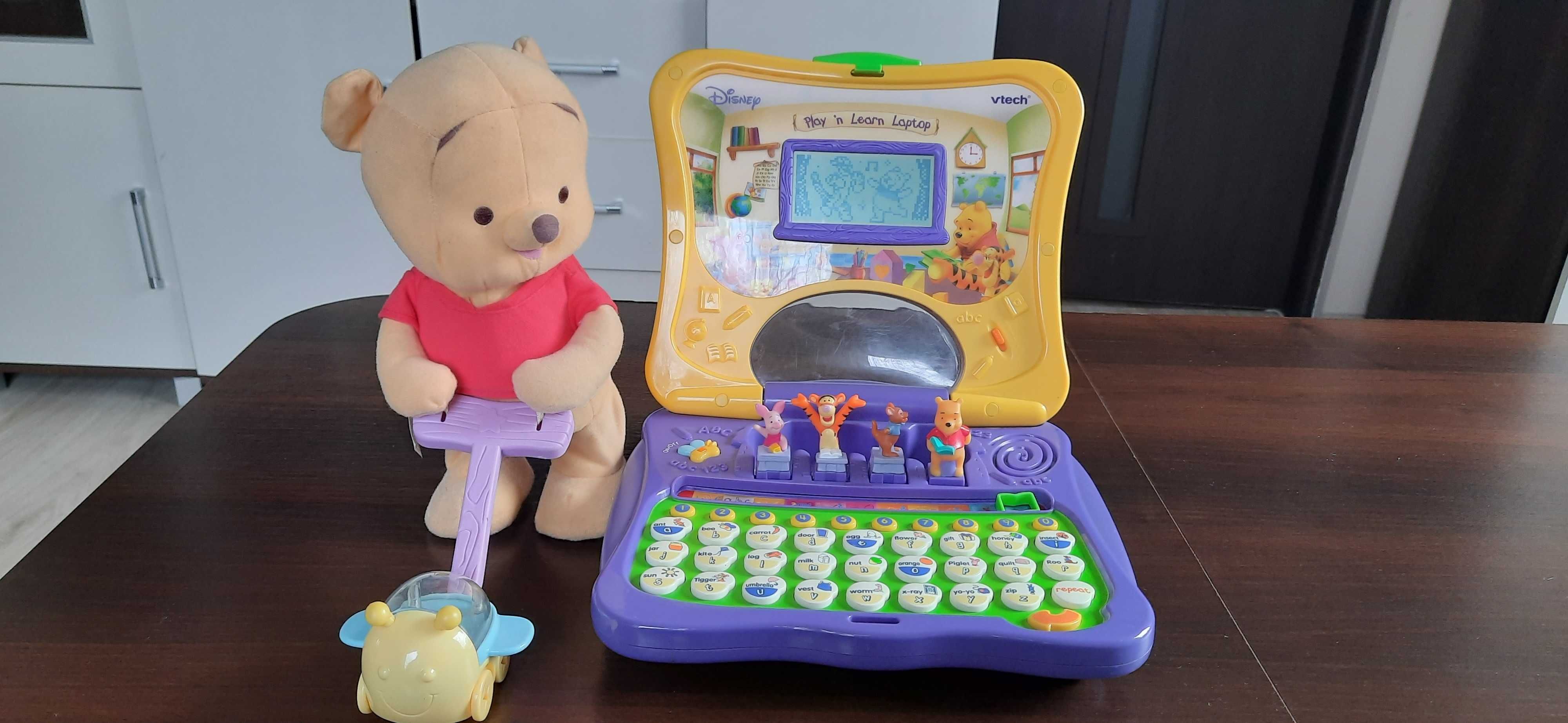 Zestaw laptop edukacyjny VTech i chodzący Kubuś z Fisher Price