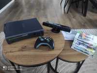 Xbox +Kinect+gry uszkodzony zasilacz