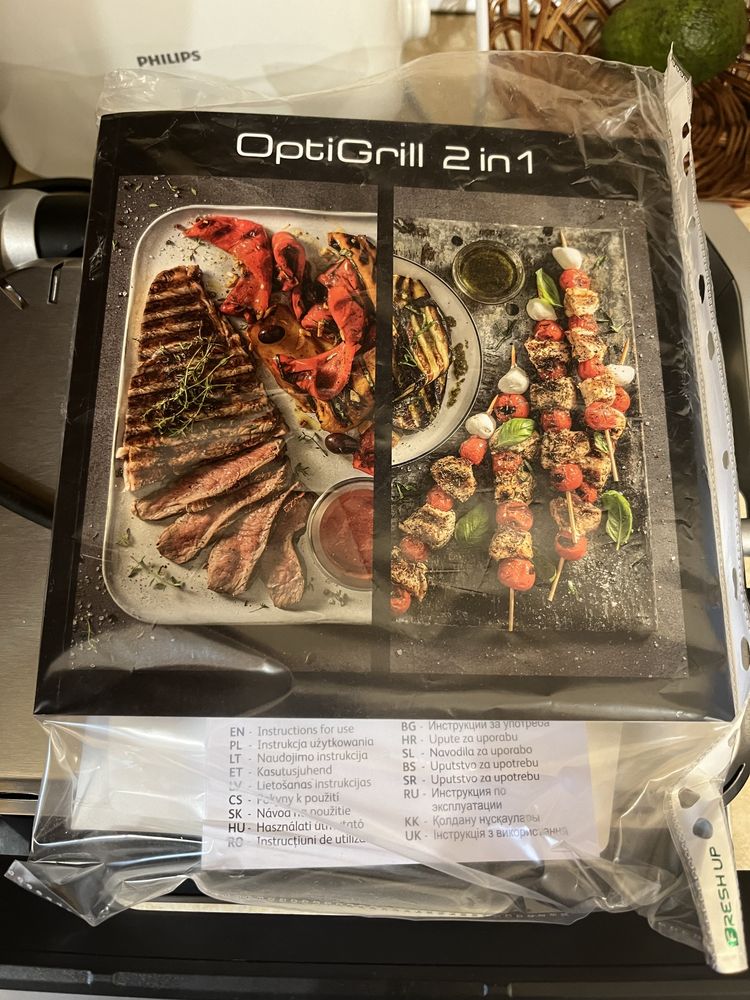 Электрогриль Tefal OptiGrill 2in1 гриль