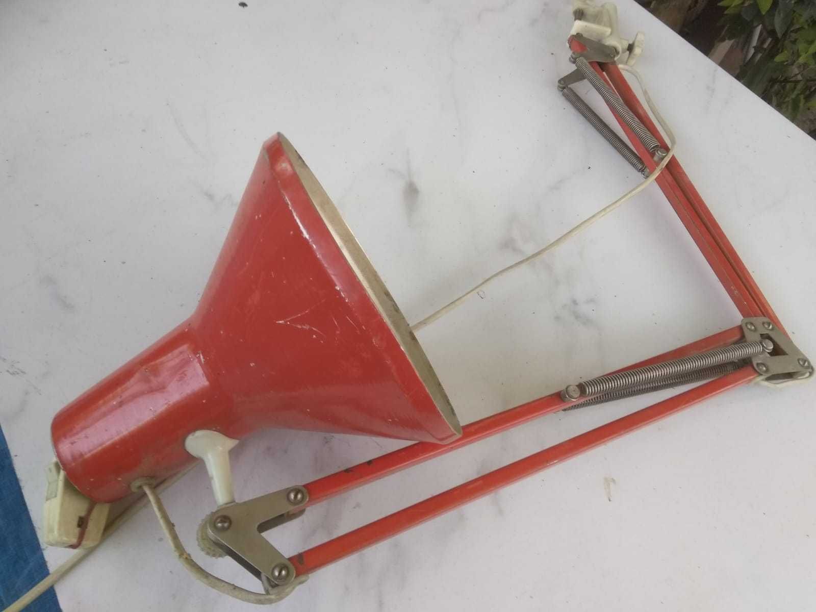Lampa metalowa regulowana przykręcana warsztat biuro maszyny
