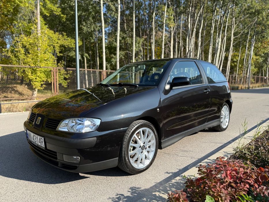 Seat Ibiza 1.8T 20VT SPORT, CUPRA 68 tyś km, pełen oryginał po ogromnym serwisie