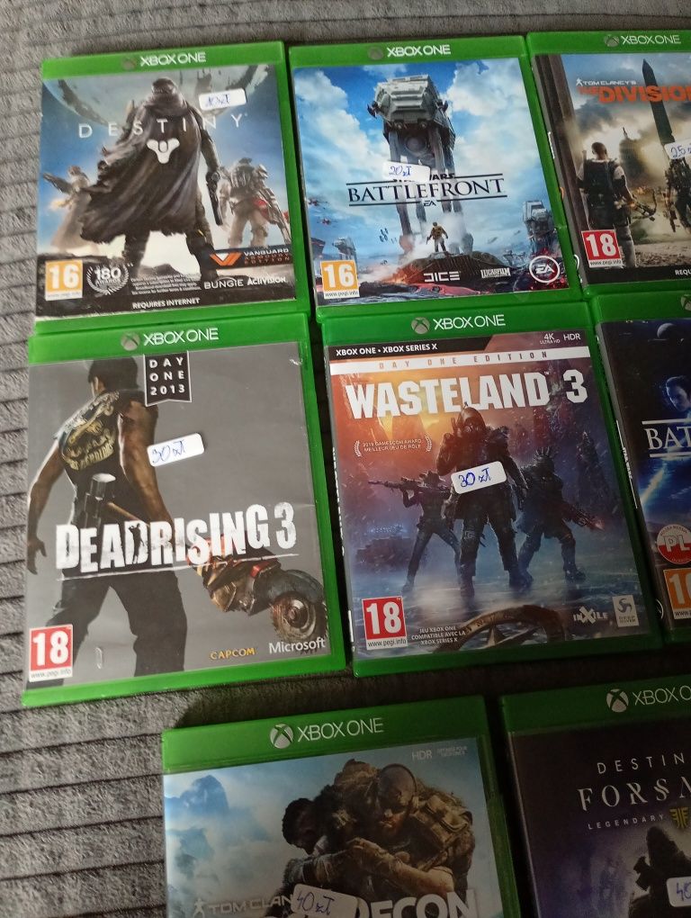 Sprzedam gry do Xboxa one