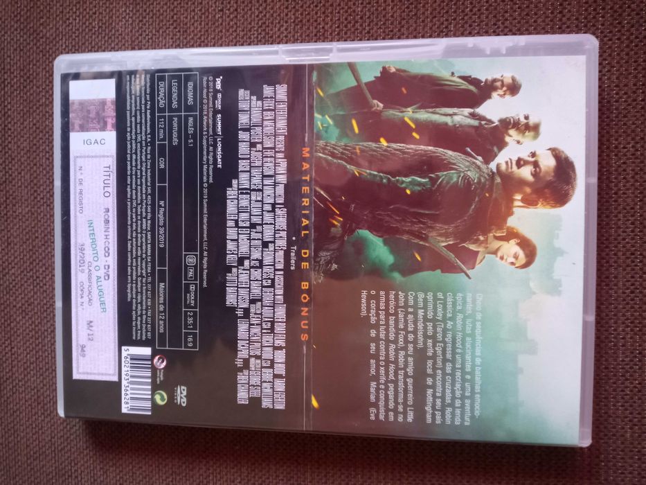 filme dvd original - robin hood