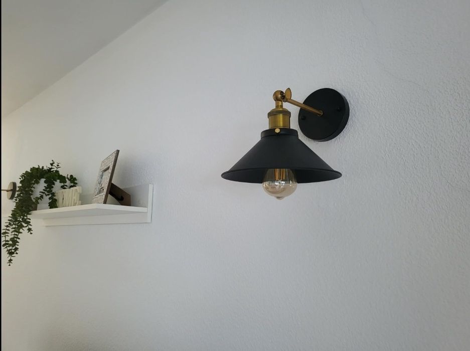 Zestaw dwóch kinkietów w stylu vintage loft industrial do salonu