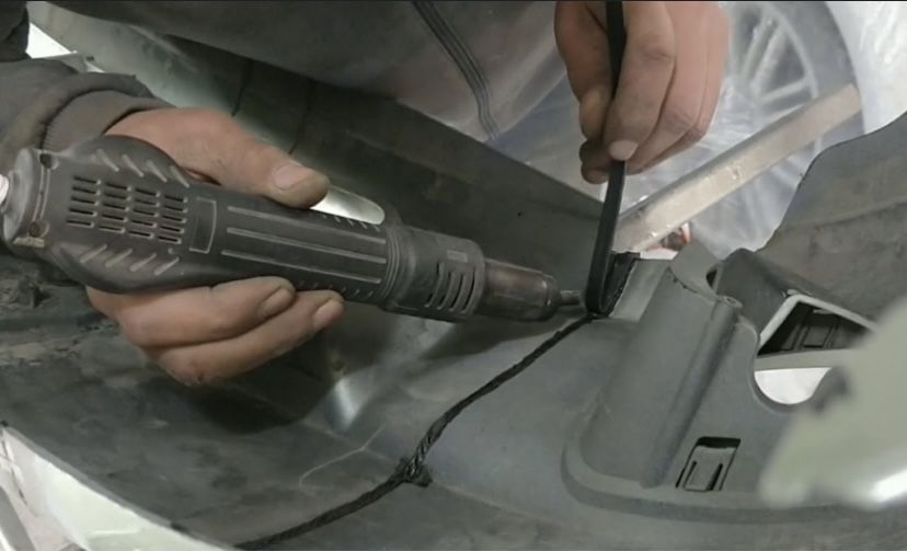 Ремонт бамперов, пайка пластика