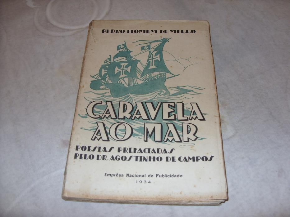 Livro "Caravela ao Mar" de Pedro Homem de Mello