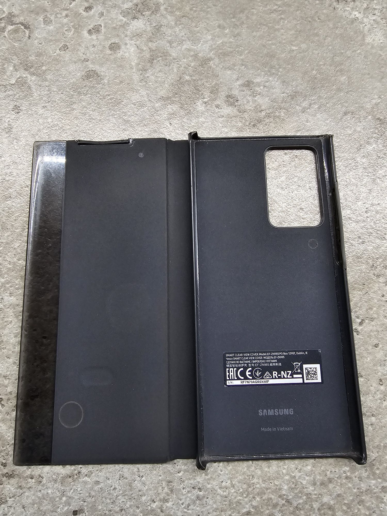 Etui zamykane i plecki Samsung note 20 ultra 5g