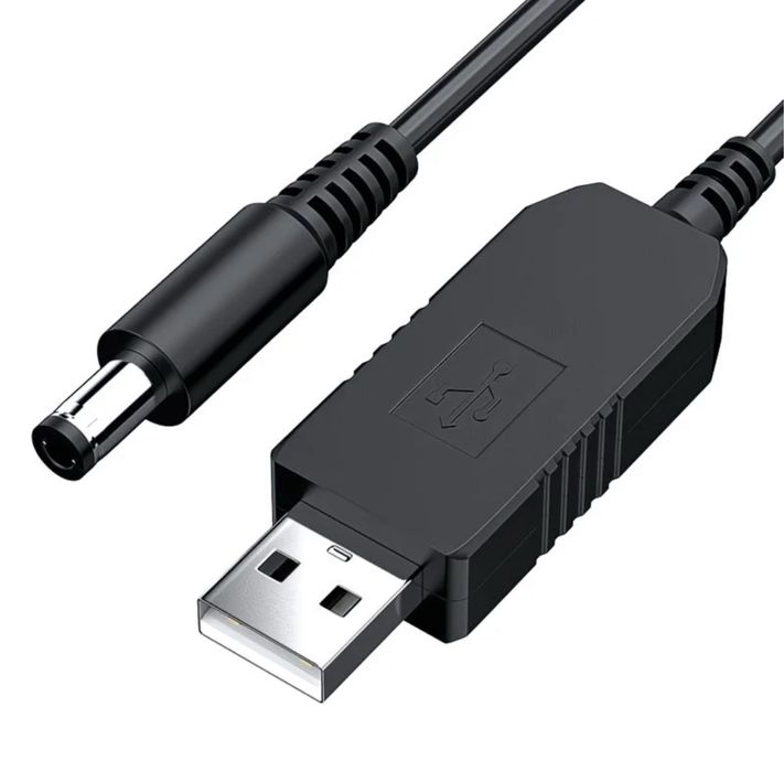 Кабель USB 5V 9V 12V для роутера Power Bank блок живлення 5.5x2.1
