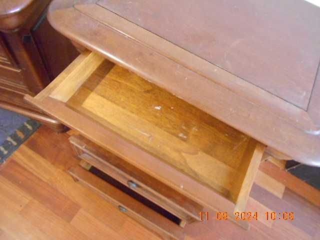 conjunto 2 mesas cabeceira em cerejeira maciça ATENÇÃO LER O ANUNCIO