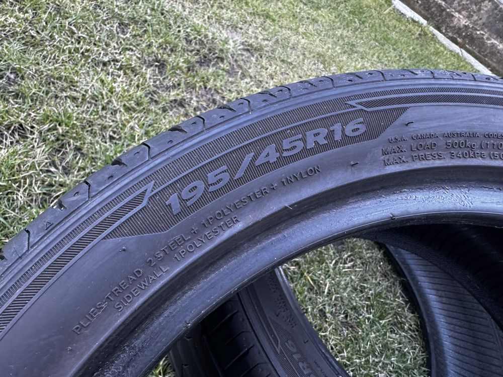 Opony letnie 195/45R16