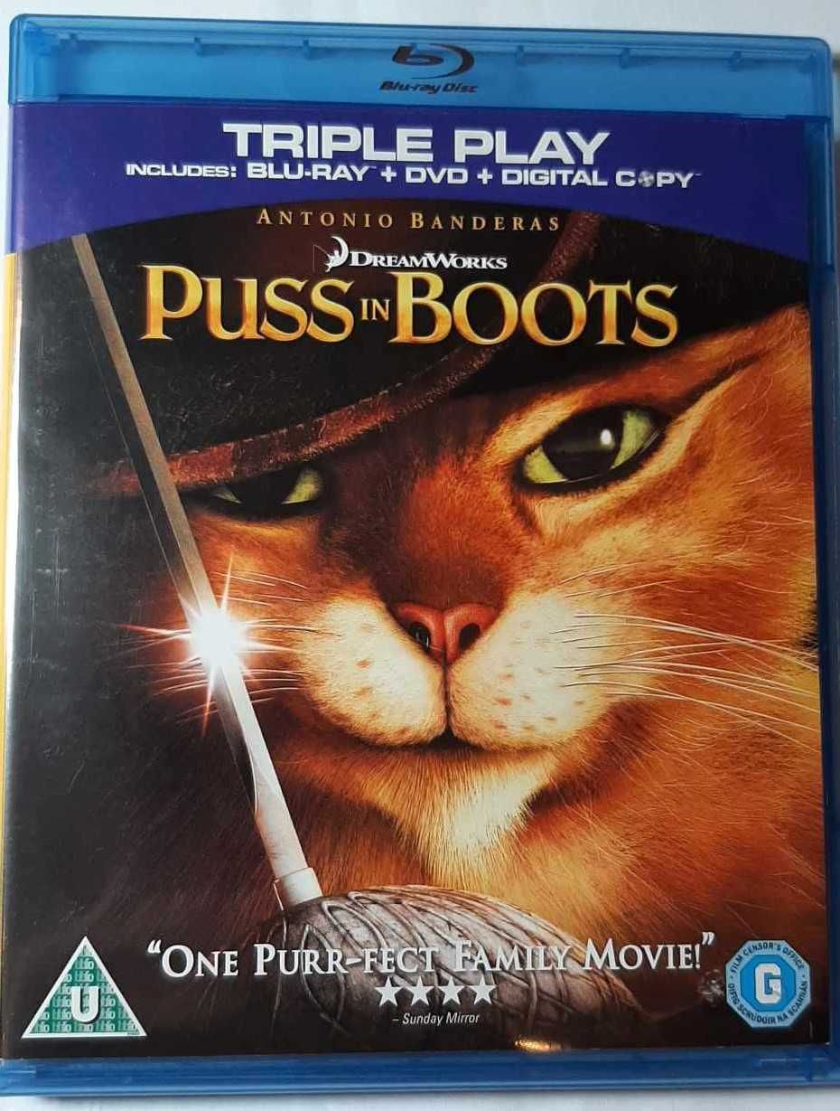 KOT W BUTACH Puss in Boots Blu-Ray + DVD wer.ENG