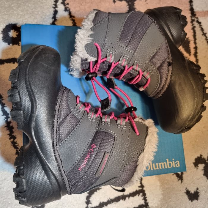 Buty zimowe śniegowce Columbia Kids Rope Tow III Waterproof r. 28