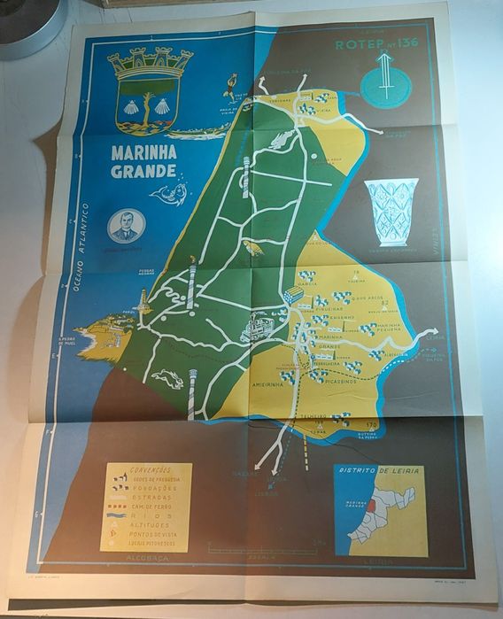 Marinha Grande - Roteiro ROTEP | Incluí Mapa Desdobrável