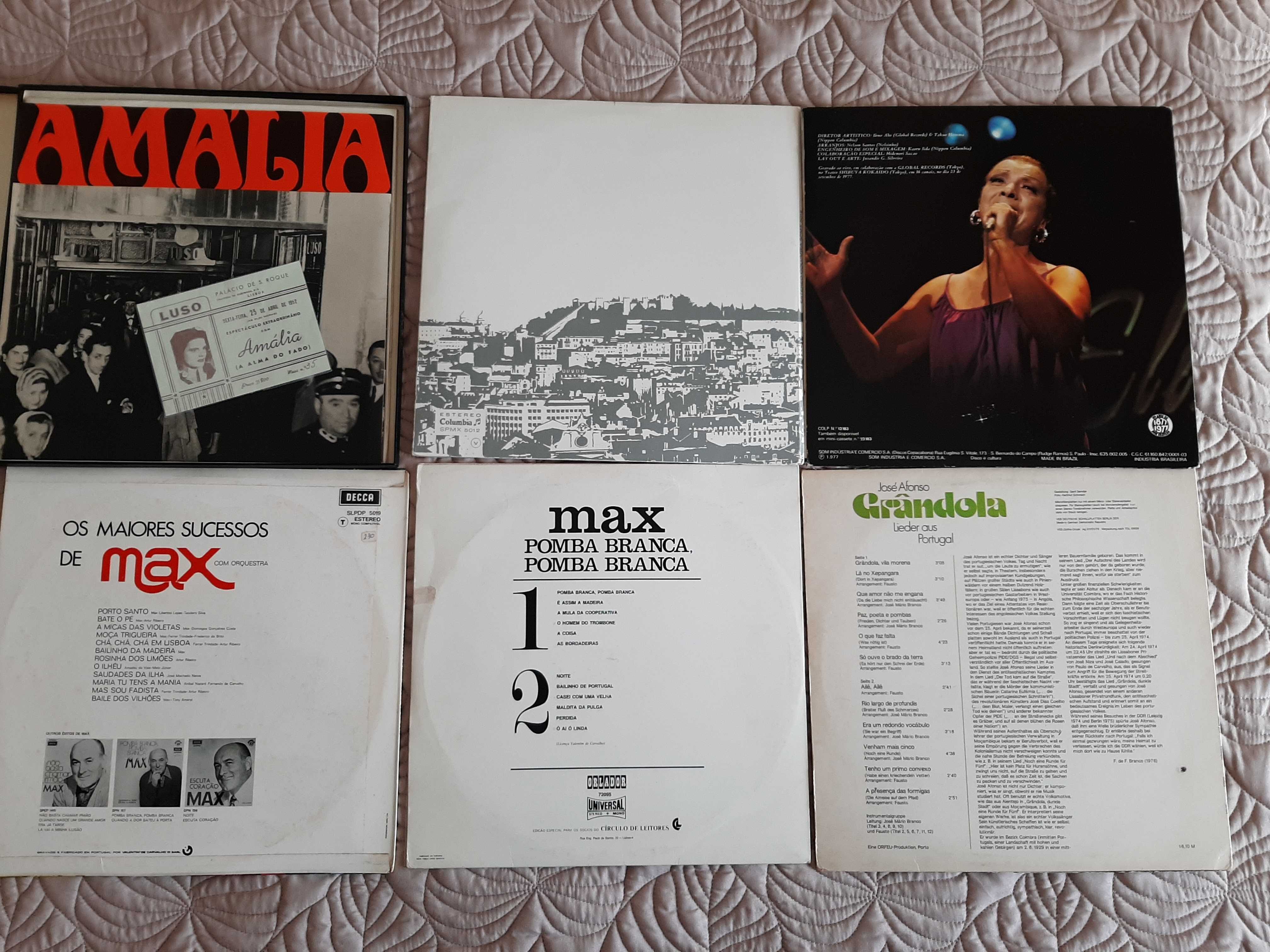 Amália Rodrigues – Max – José Afonso – Elizeth Cardoso    - Vinil LP