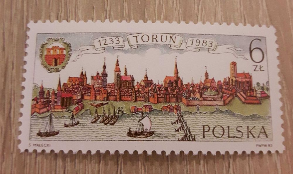 Fi. 2728 czysty 750-lecie nadania praw miejskich Toruniowi z 1983