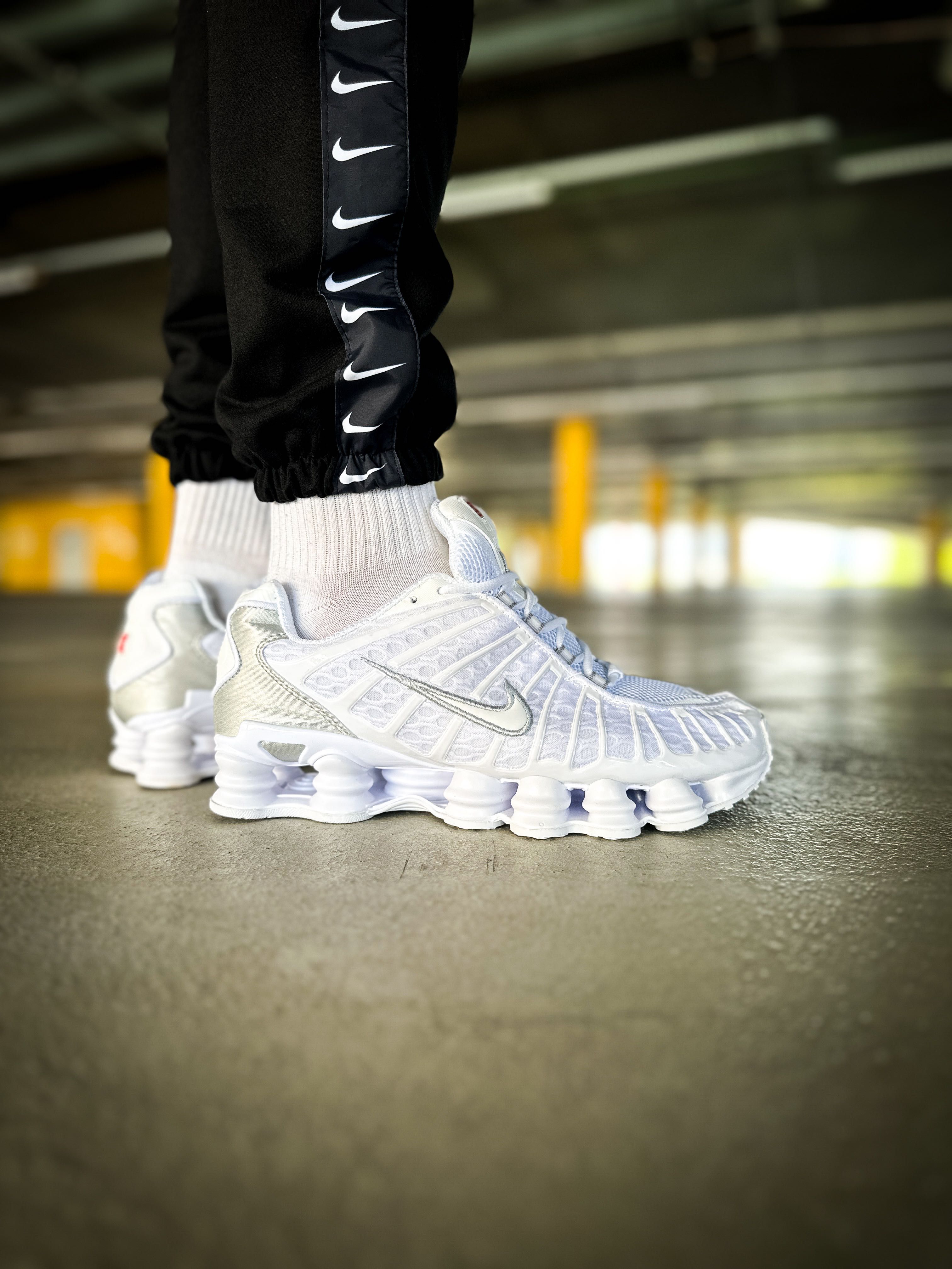Мужские кроссовки Nike Shox TL "White" Размеры 41-45
