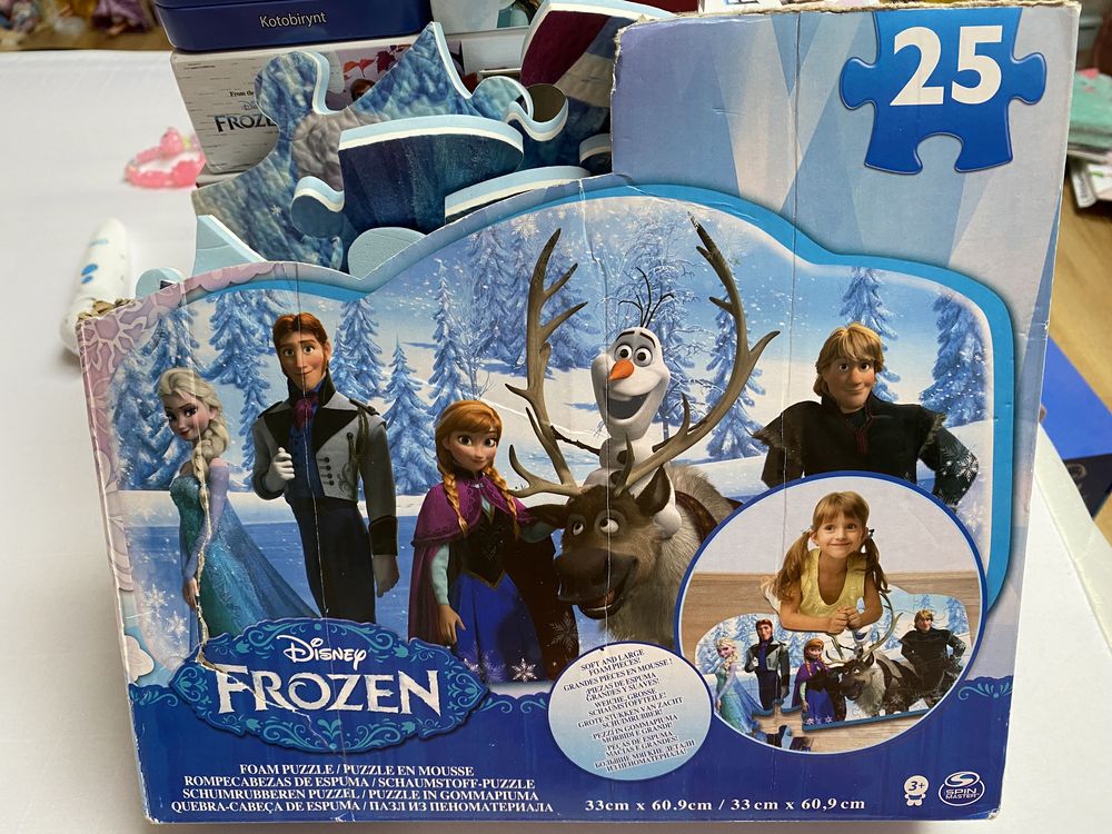 Frozen Foam Puzzle puzzle piankowe Kraina Lodu 3+ 25el.