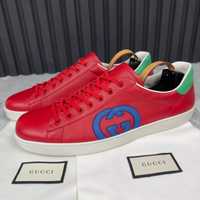 Gucci Ace Interlocking Sneakers чоловічі кросівки оригінал 48,5 EUR