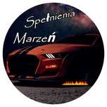 Opłatek na tort Urodziny Ford Mustang Auto Samochód Logo