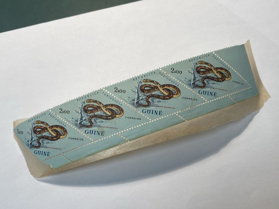 Selos da Guiné, Série Cobras/Reptéis, Não Usados