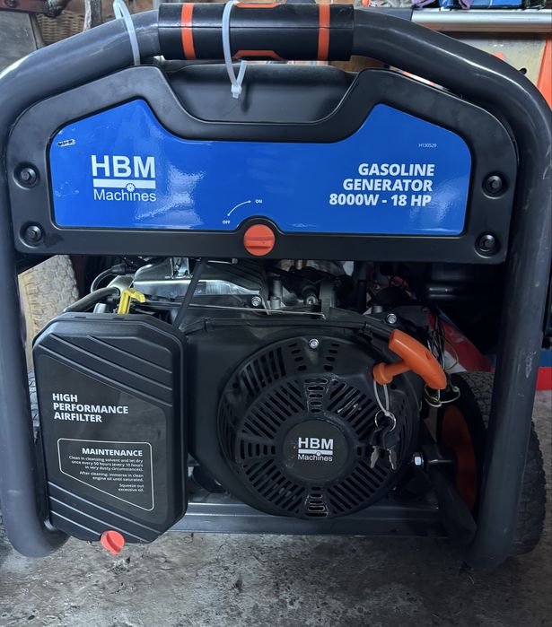 Генератор HBM Machines 8000W - 18 HP 8кВт