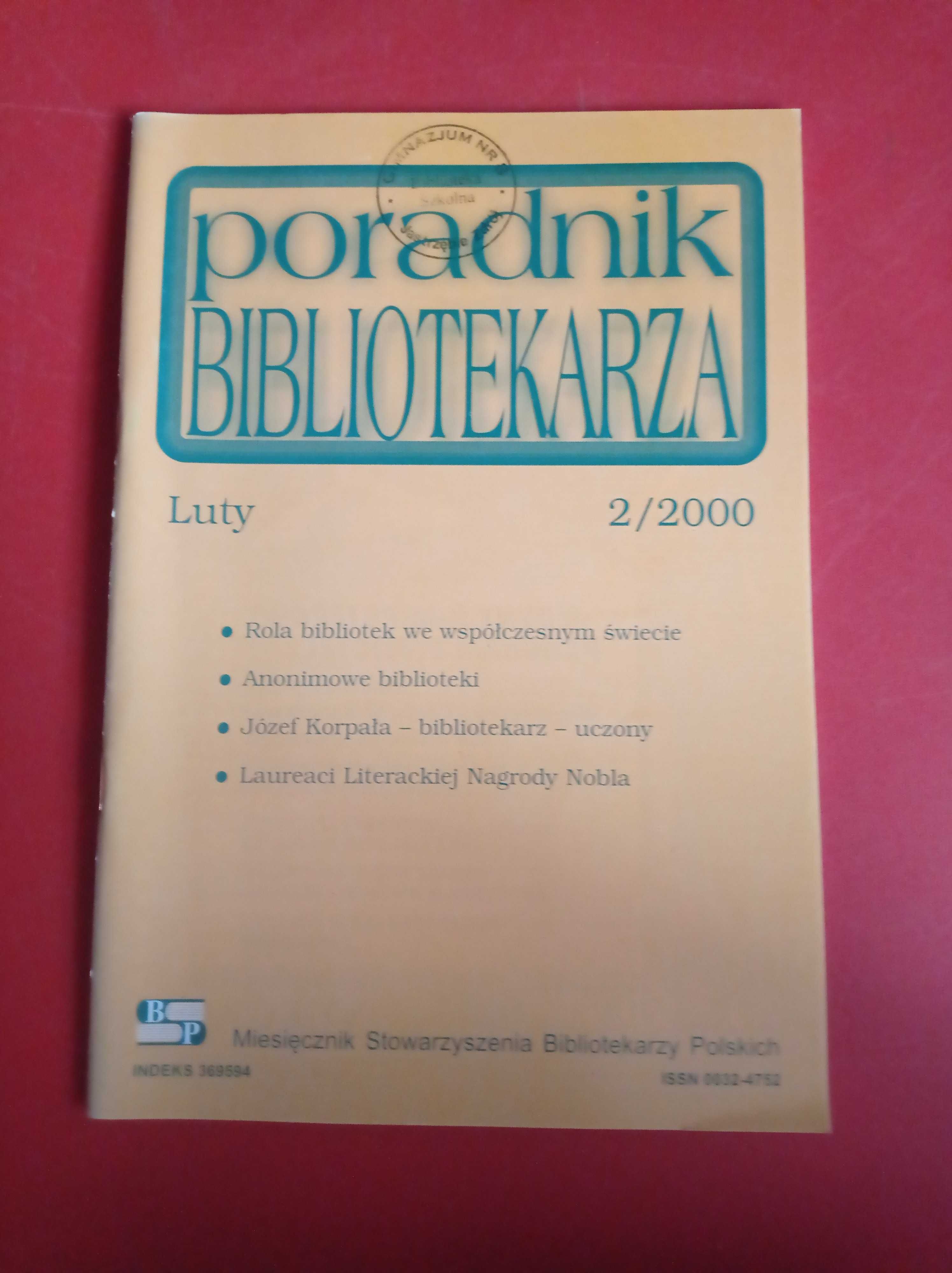 Poradnik Bibliotekarza, nr 2/2000, luty 2000