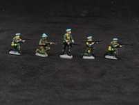 Paraquedistas russos modernos Spetsnaz escala 1/72