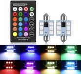 Led c5w tubular 36mm 39/41mm RGB