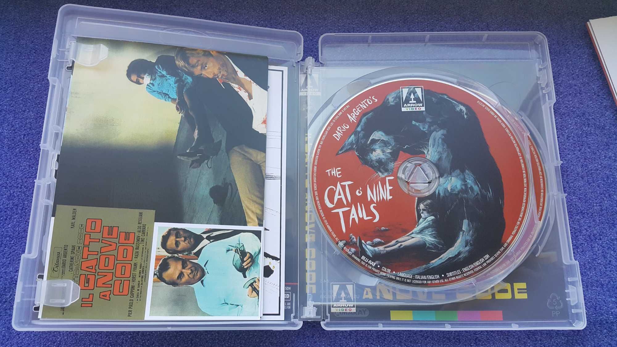 The Cat O'Nine Tails/Кошка о девяти хвостах (Blu-Ray) (Arrow  Video)